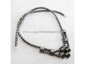 18inch Paved Hematite Beads Strands Necklace